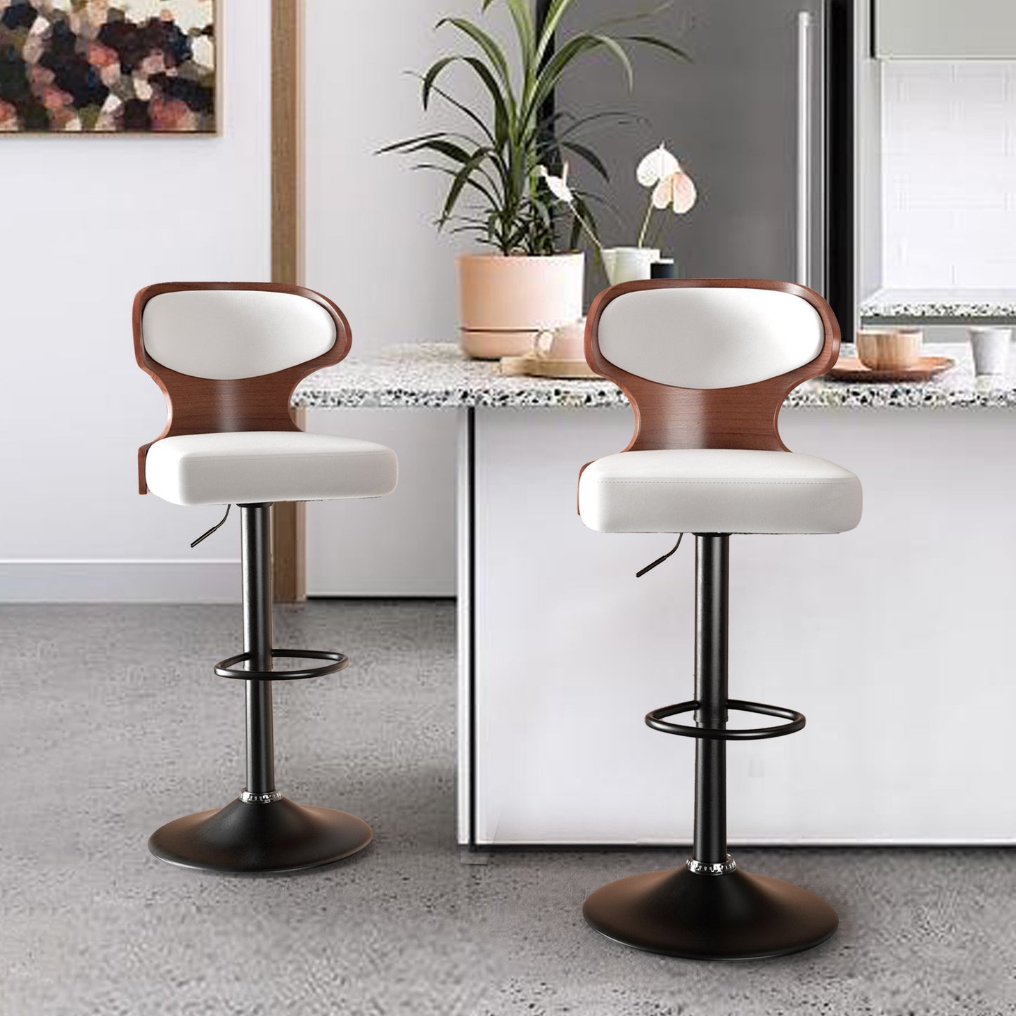 Versatile Adjustable Swivel Bar Stool