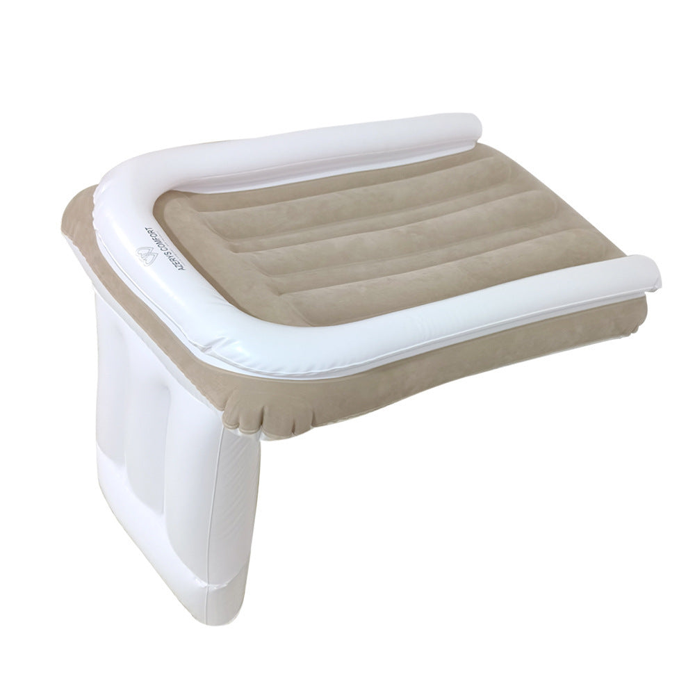Amazon Baby Inflatable Mattress Rear Folding Car Mat Outdoor Travel Thickened Flocking Air Cushion
