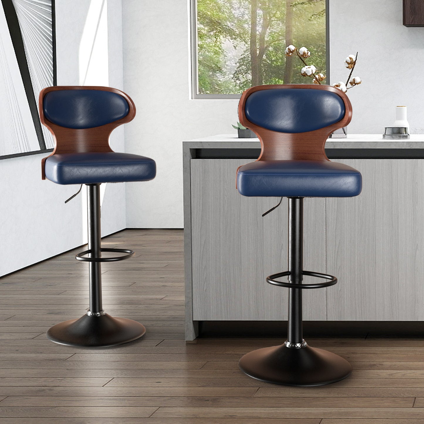 Versatile Adjustable Swivel Bar Stool