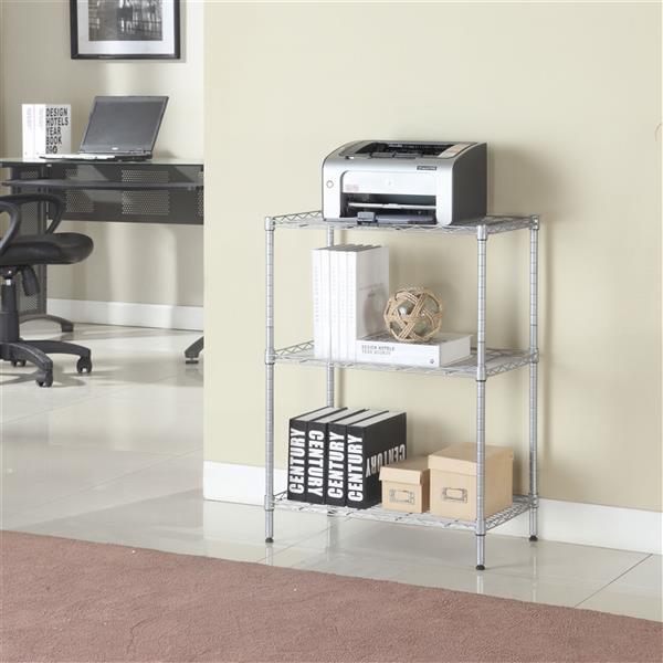 Three Layer Household Shelf, Silver