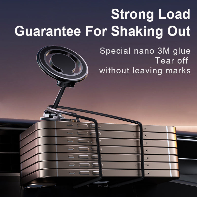 Magnetic Phone Holder For Car, Powerful Magnets Military Grade Suction Car Phone Holder Mount Dashboard Windshield Cell Phone Holder Phone Stand For Car Android Automobile Cradle ShopWithASmile.com
