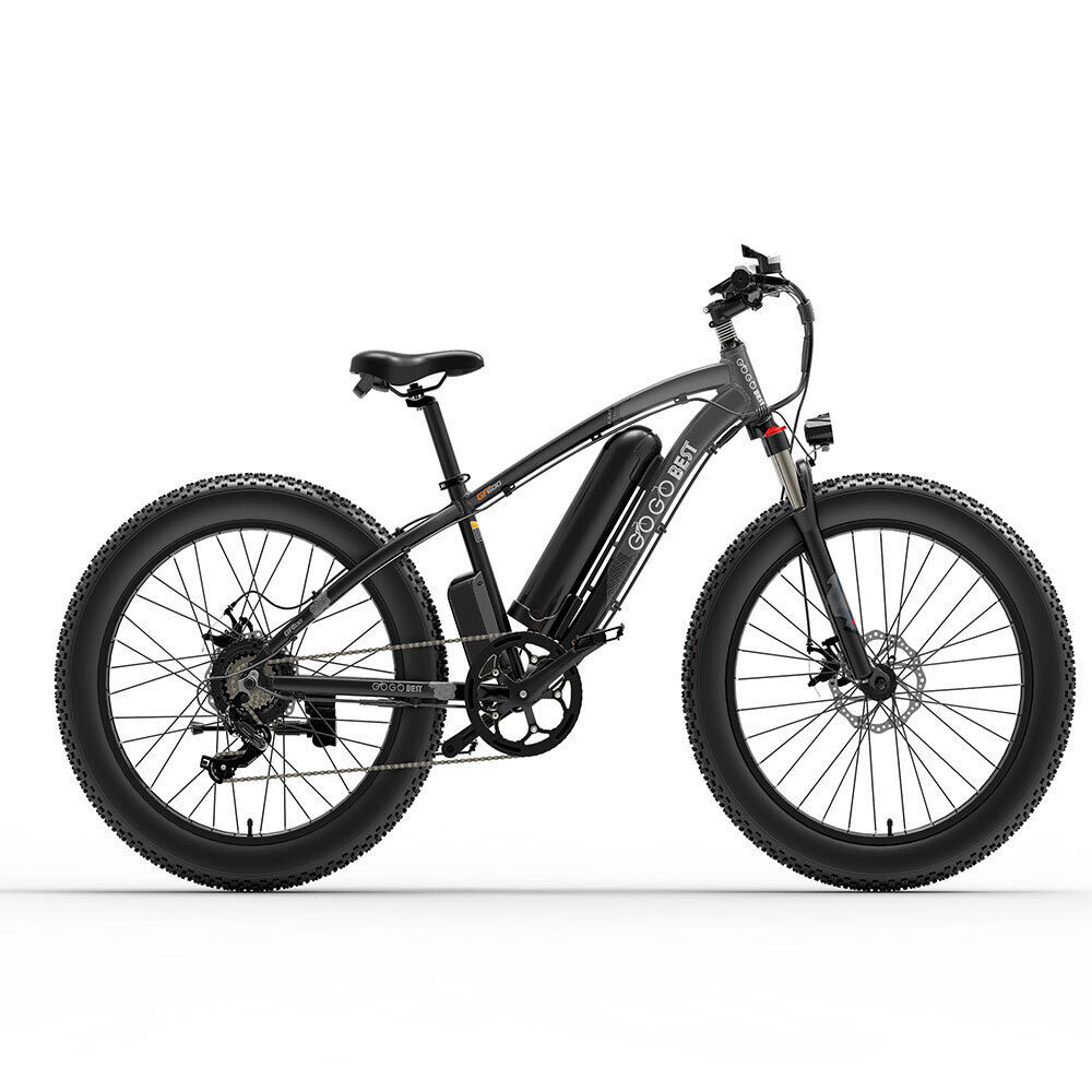 GOBEST GF600 Electric Bicycle – 1000W Motor, 26x4.0 Fat Tires, 48V Lithium Battery, 40KM/H Speed. Powerful Motar E-Bike 26