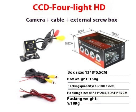Universal CCD Plug-in Night Vision HD Reversing Video Camera Lens