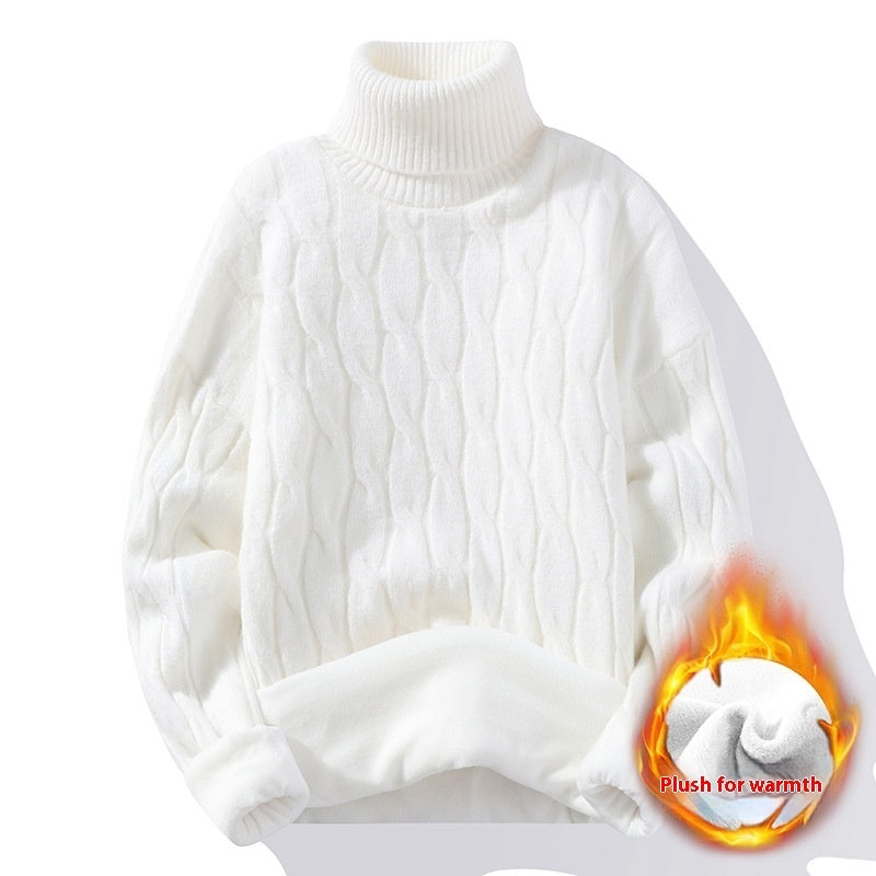 High Neck Velvet Thickening Thermal Sweater ShopWithASmile7.com