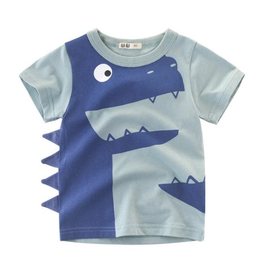 Children's Wear Summer New Korean Children's Boys Cotton T-shirt Men's Treasure In Children's Short Sleeves ShopWithASmile7.com