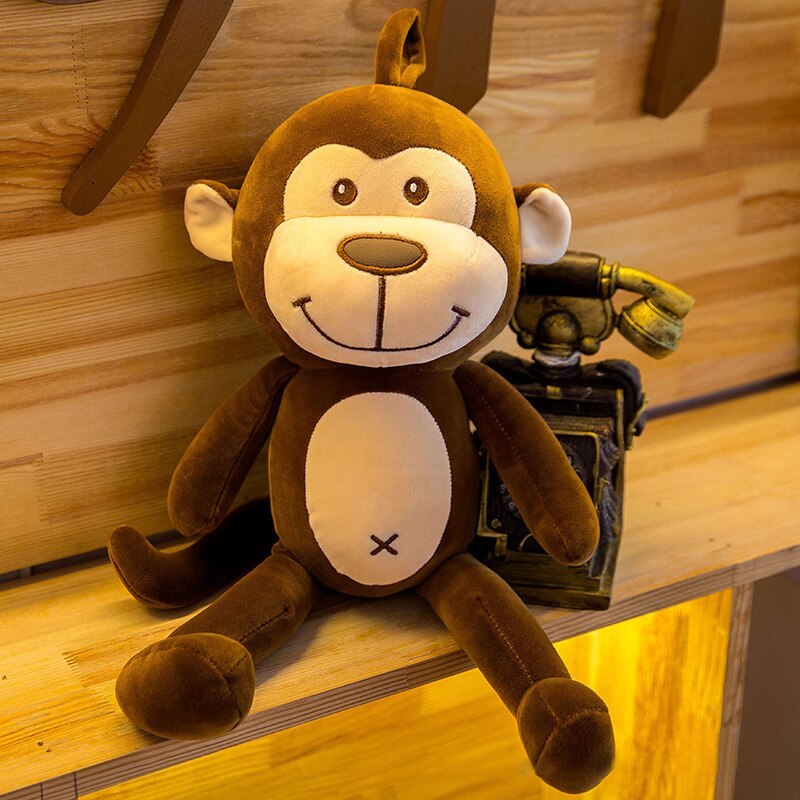 Cartoon monkey plush doll
