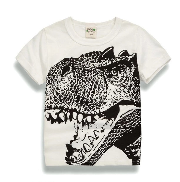 Children's Wear Summer New Korean Children's Boys Cotton T-shirt Men's Treasure In Children's Short Sleeves ShopWithASmile7.com
