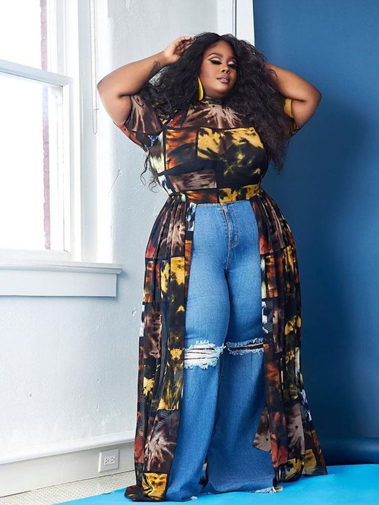 Long Button Up Shirt Dress Women Plus Size Clothing Club Wea ShopWithASmile.com
