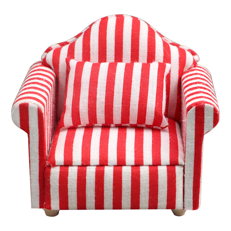 Dollhouse Mini Furniture Living Room Scene Sofa