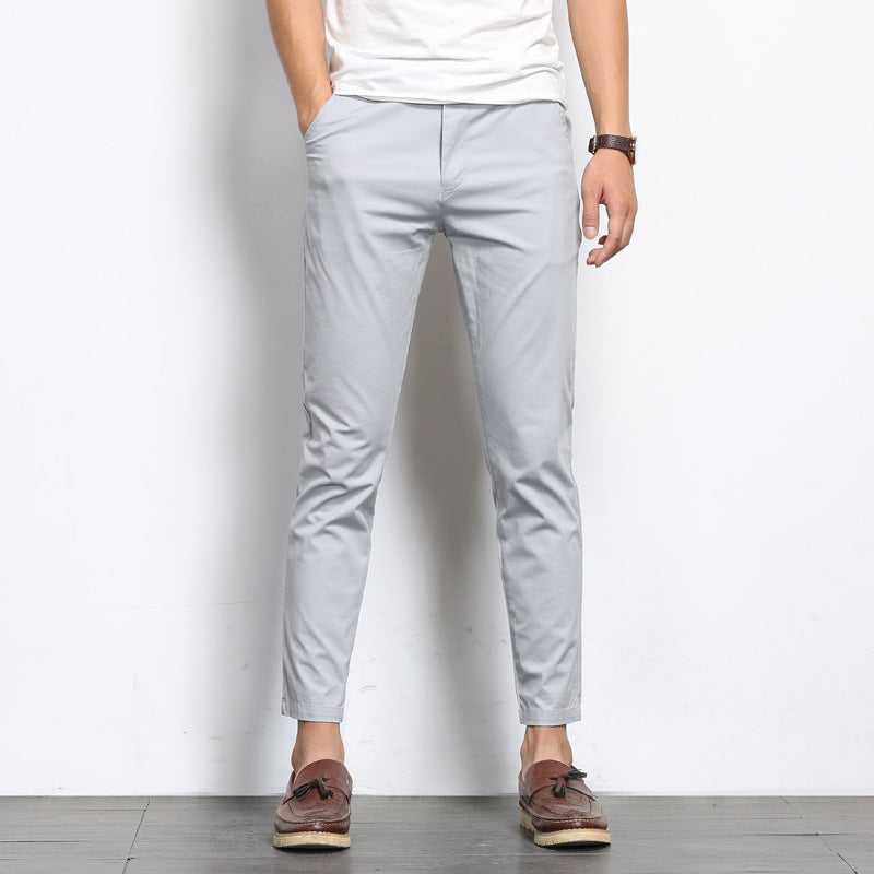 Men's cropped casual pants