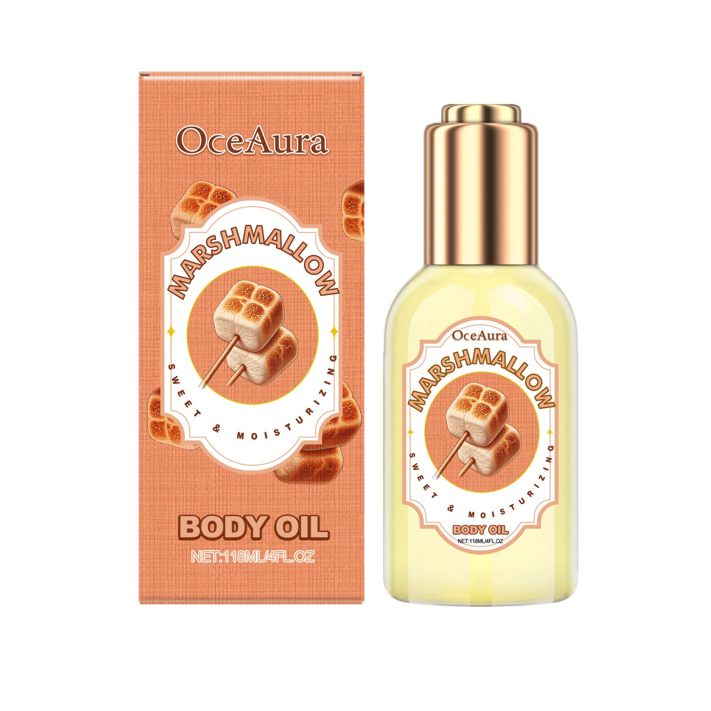 Cotton Candy Flavor Body Moisturizing Treatment Oil ShopWithASmile7.com