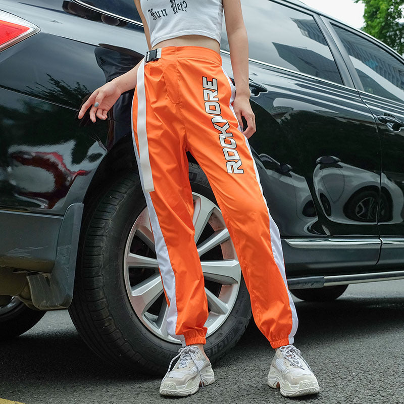 Casual pencil pants with buckle sweatpants ShopWithASmile7.com