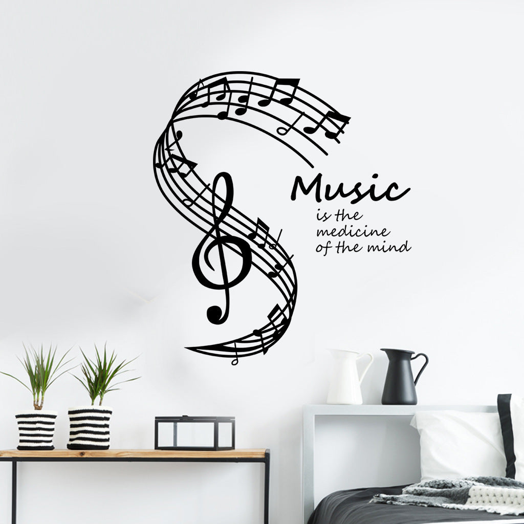 Exclusively for beautiful musical note wall stickers