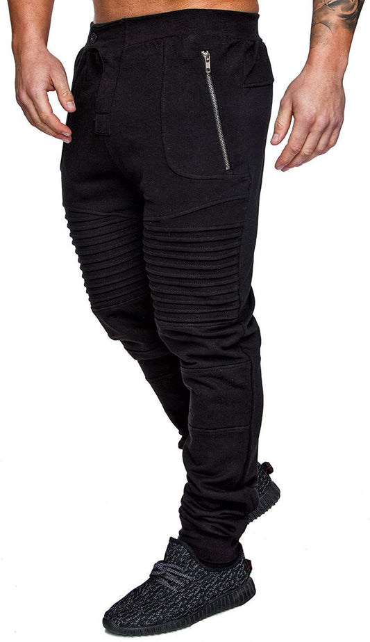 Printed fashion street trousers