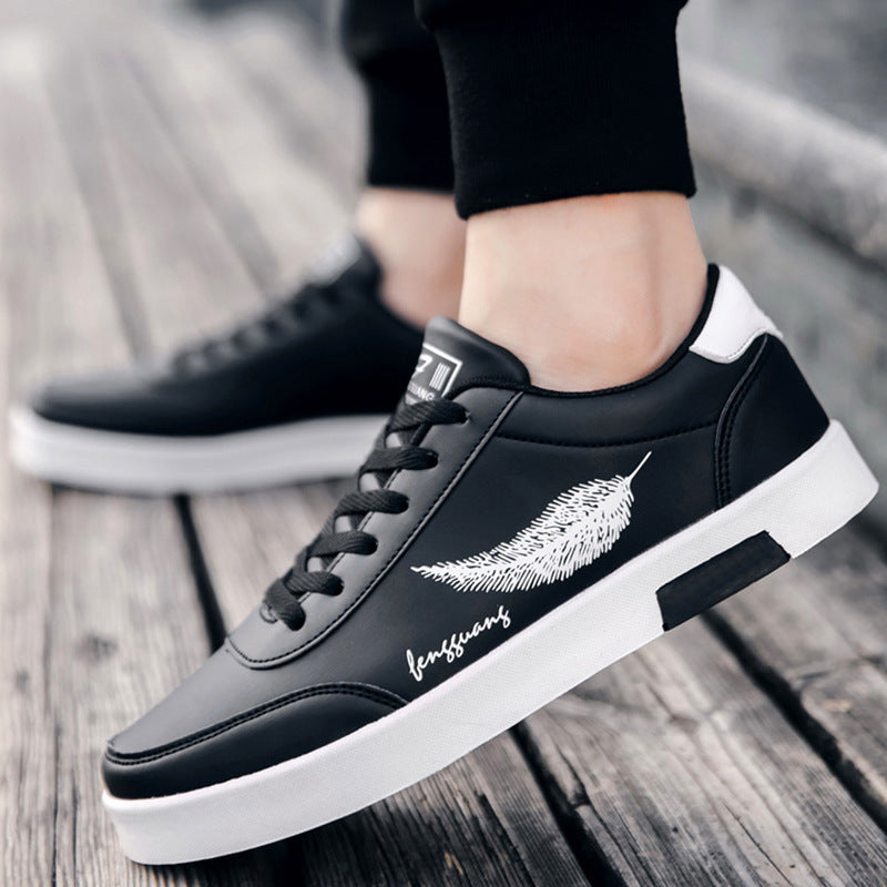 Men's Black Antiskid Shoes, Waterproof And Wear-Resistant Shoes