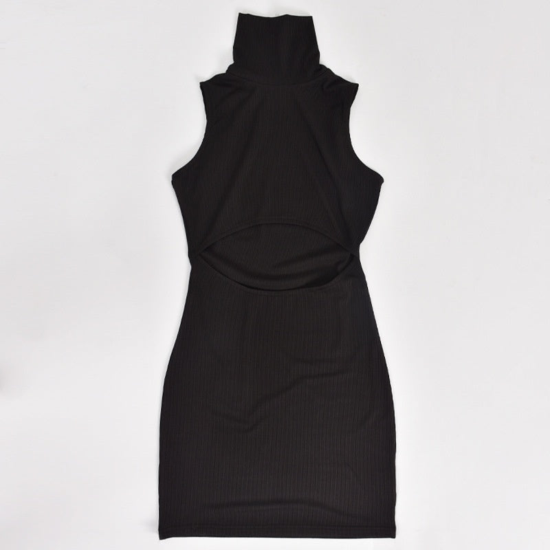 Explosive Sexy Hollow Bag Hip Skirt One Step Skirt