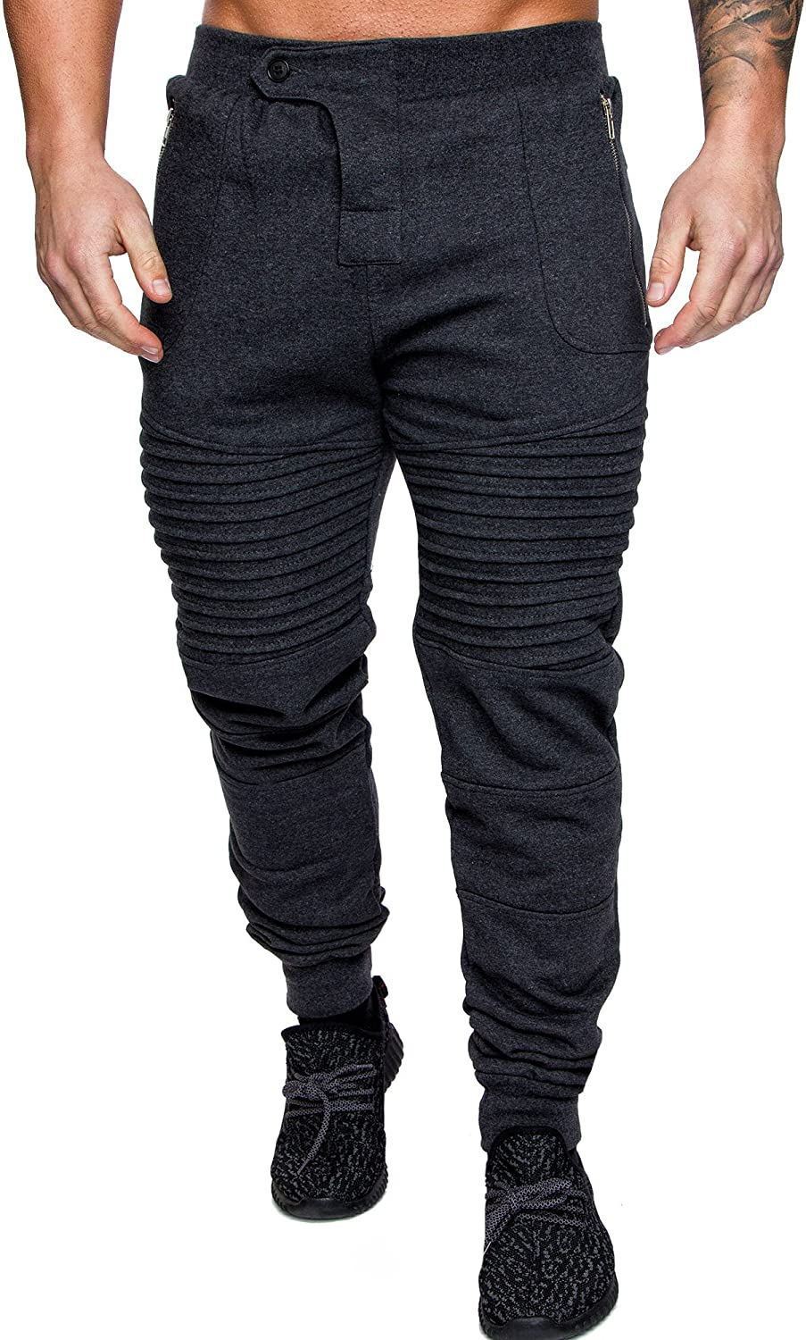 Printed fashion street trousers