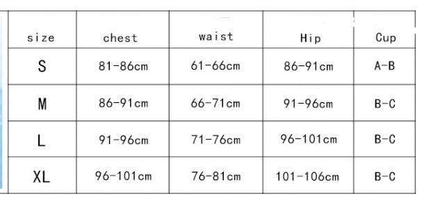 Bikini split solid color buckle swimsuit