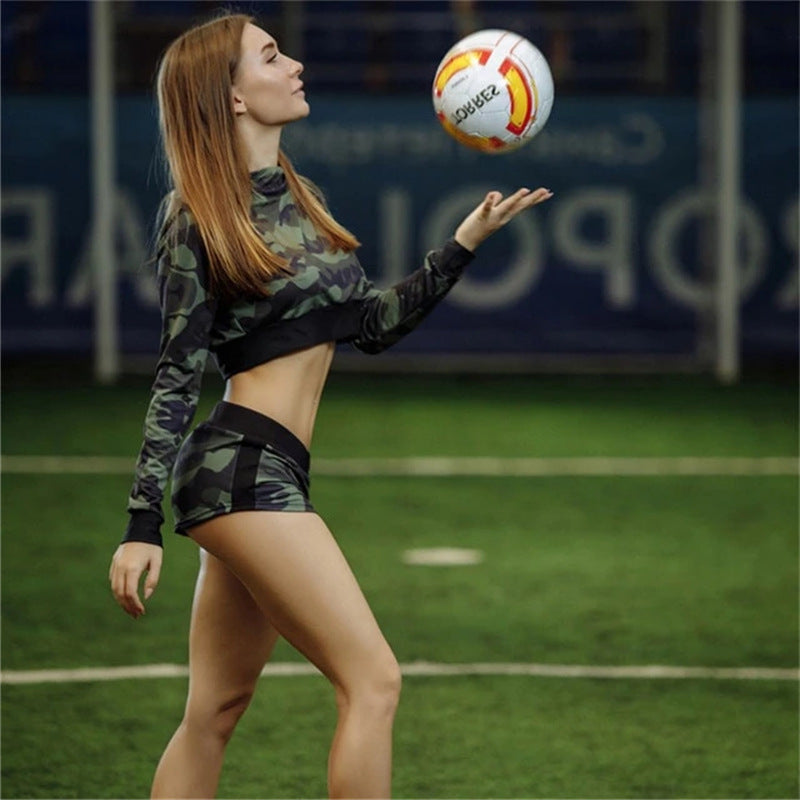 Printed women's sports suit