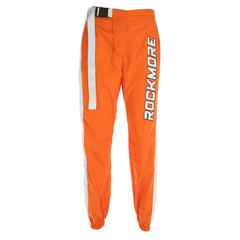 Casual pencil pants with buckle sweatpants ShopWithASmile7.com