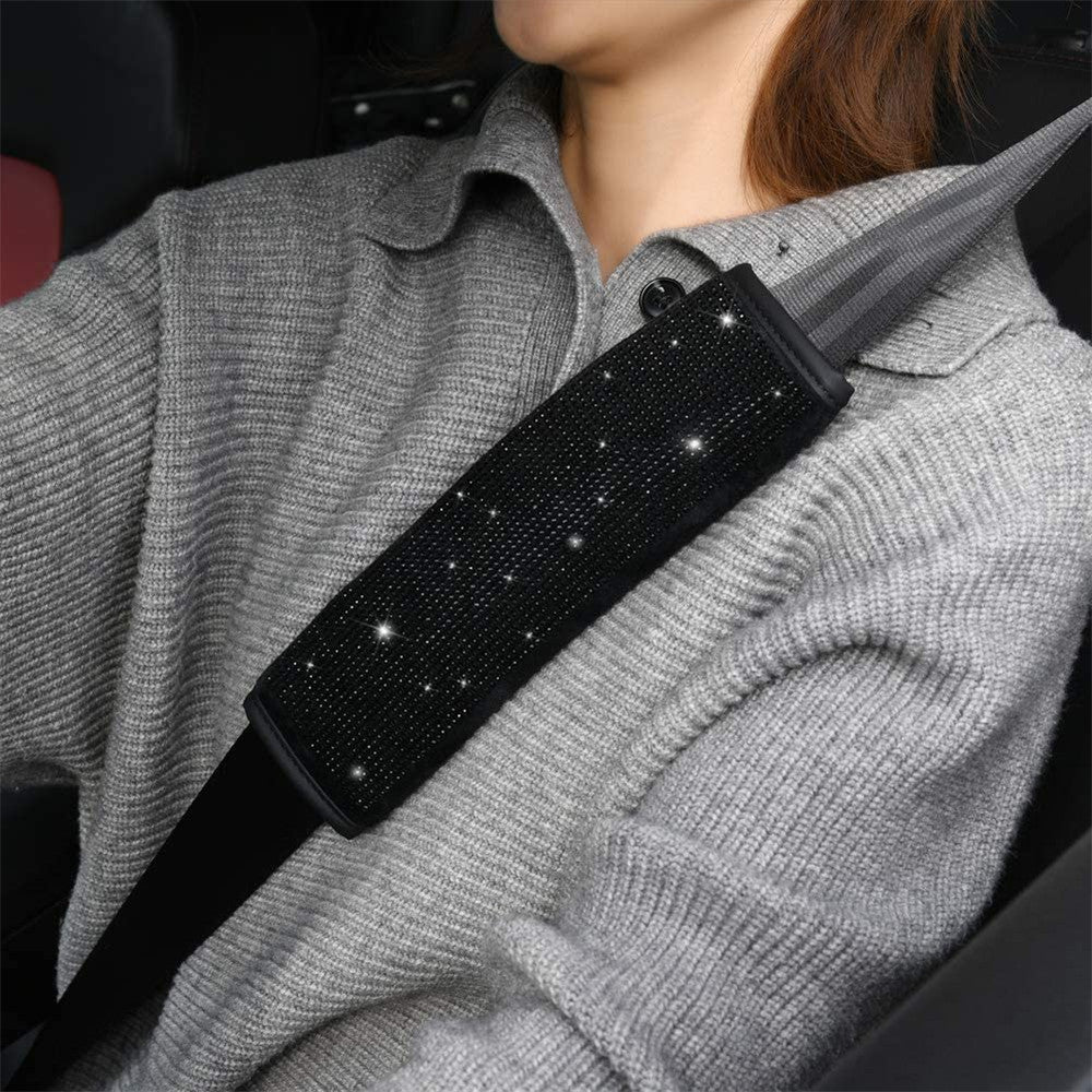 Diamond Steering Wheel Cover Rhinestones Crystals Car Handcraft Steering Wheel Covers ShopWithASmile7.com