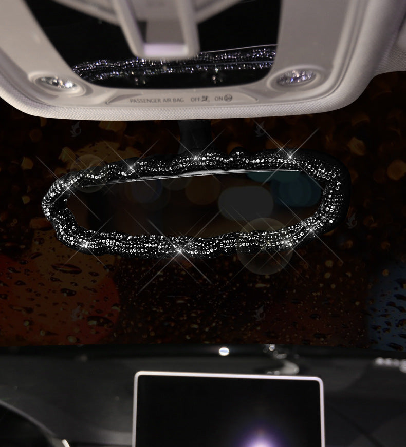 Diamond Steering Wheel Cover Rhinestones Crystals Car Handcraft Steering Wheel Covers ShopWithASmile7.com