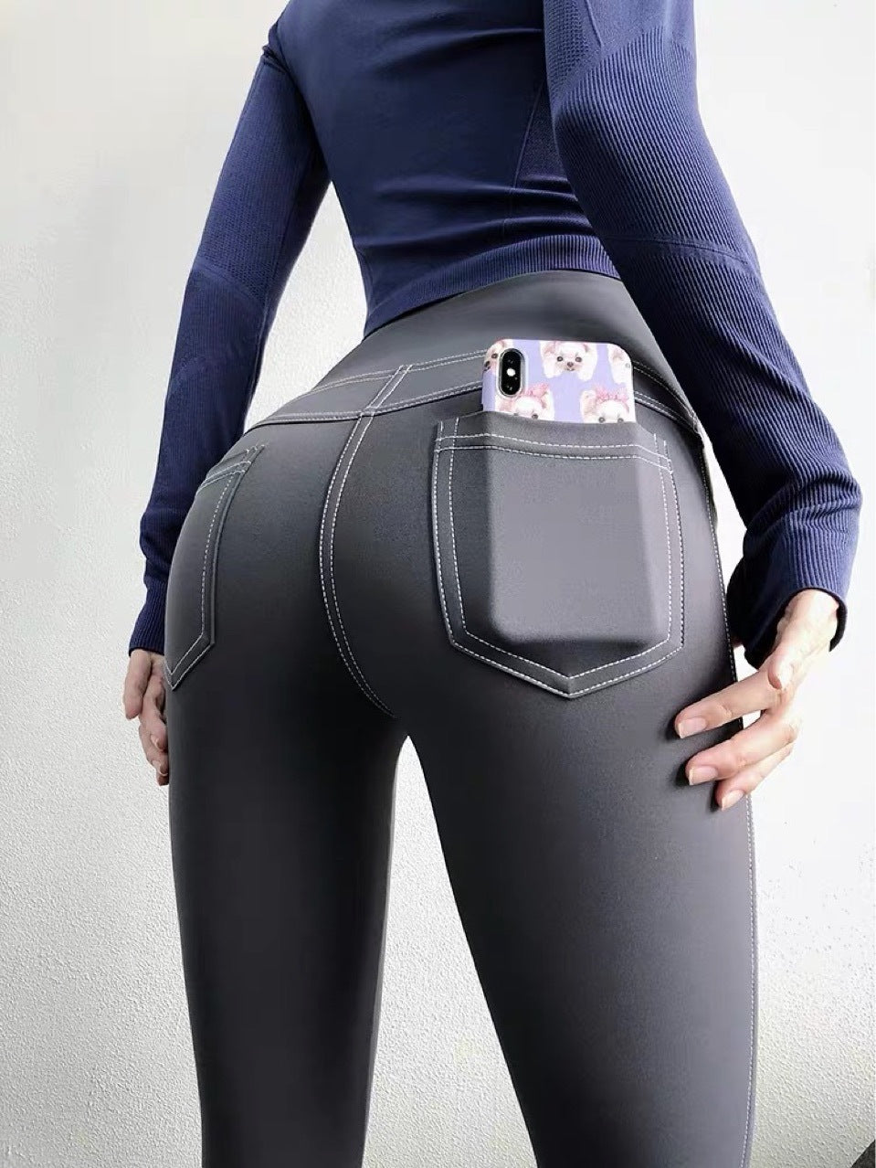 High Waist Quick Drying Tights Sexy Peach Hip Yoga Pants