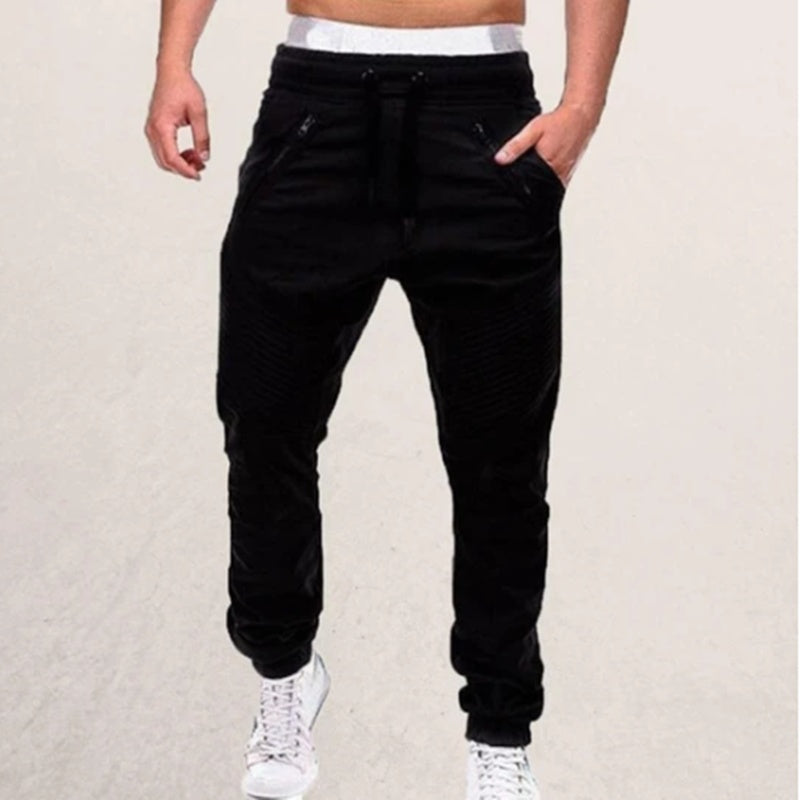 European and American Mid-waist Trousers Fashion Close-fitting Slightly Stretchy Pants