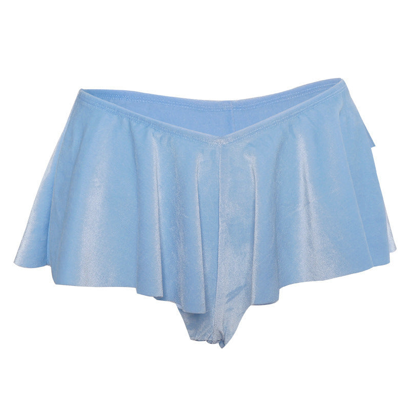 Womens Low Waist Loose Casual Skirt Shorts ShopWithASmile.com
