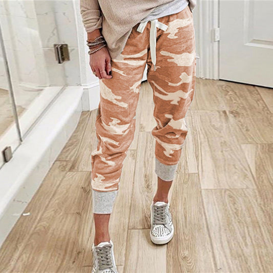Camo print casual drawstring Jogger ShopWithASmile.com
