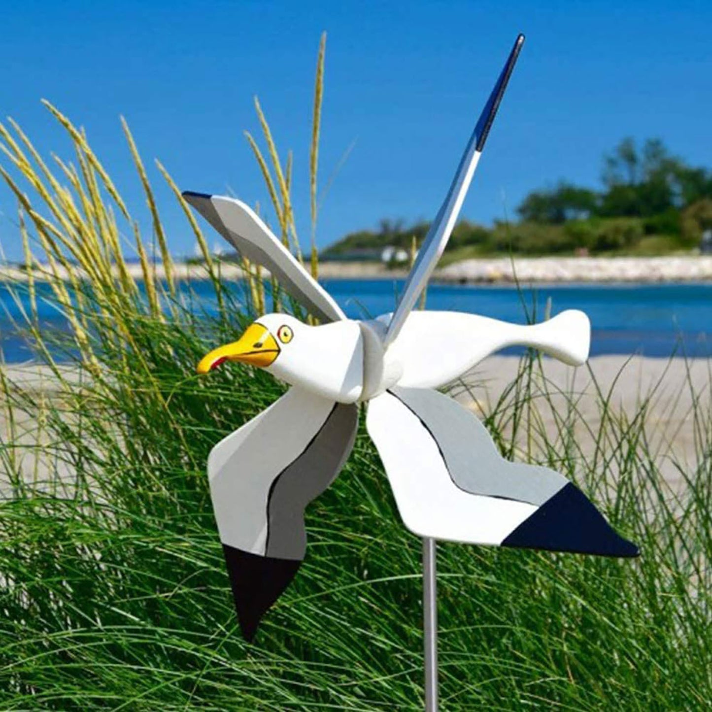 Windmill Series Parrots Garden Lawn Decoration Courtyard Farm Yard Animal Decorative Stakes Wind Spinners