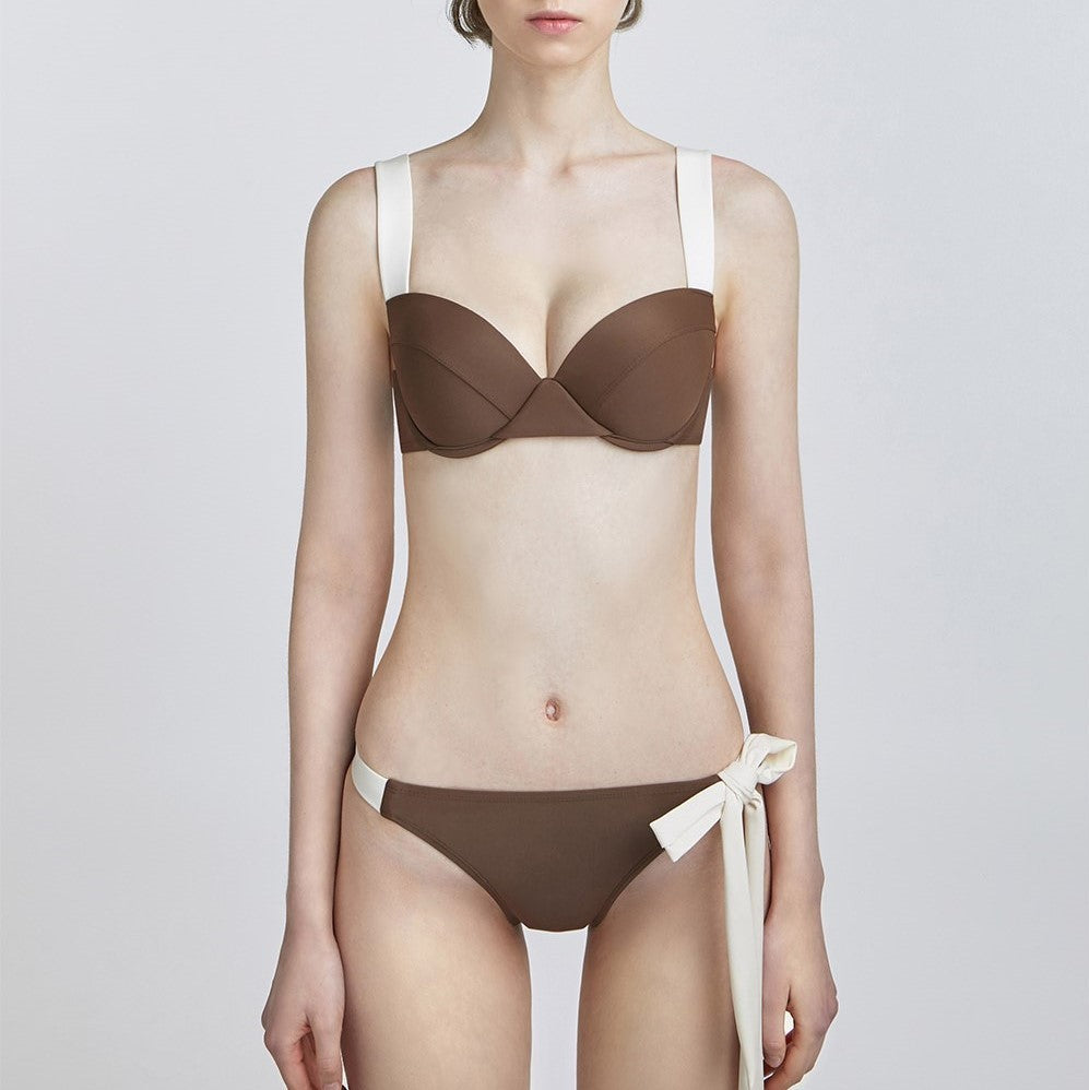 Source Factory New Split Swimsuit Women French Style Small Fragrance Simple Bikini Cross-border Supply
