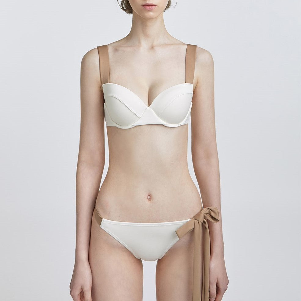 Source Factory New Split Swimsuit Women French Style Small Fragrance Simple Bikini Cross-border Supply