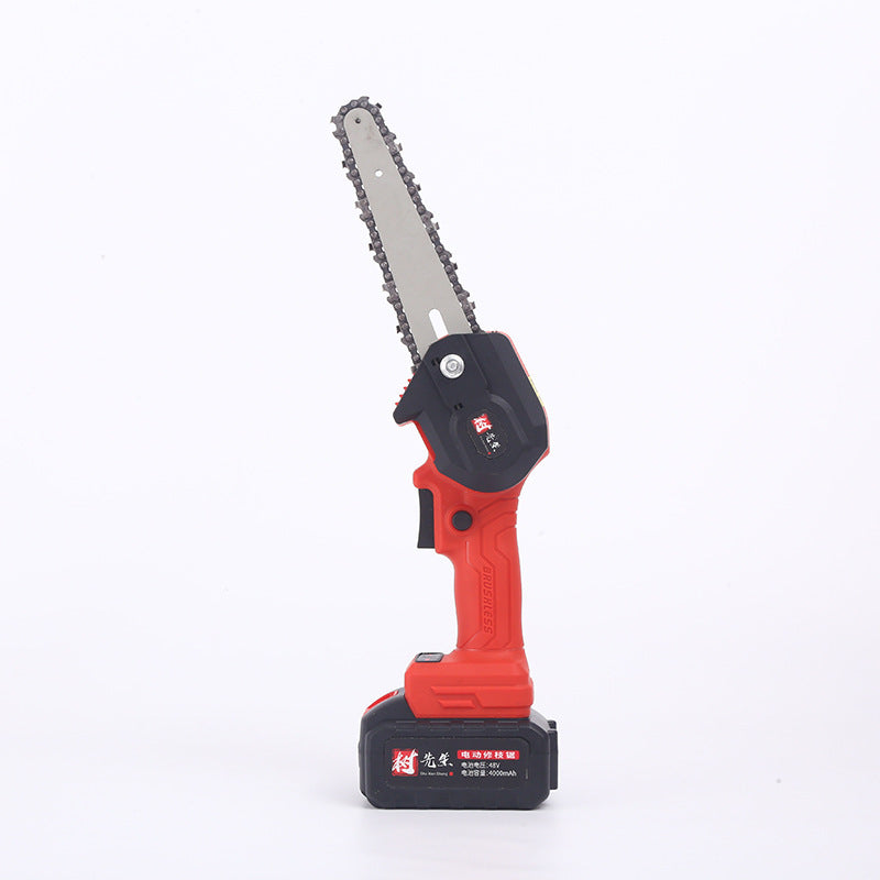 Cordless Handheld Rechargeable Garden Tool Six-Inch Brushless Lithium Battery Chain Saw