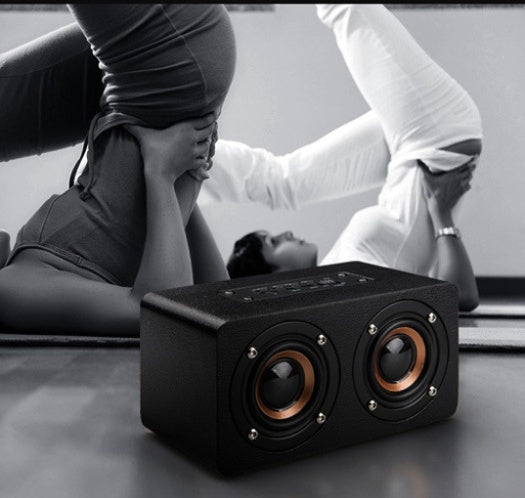 M5 Home Wooden Wireless Bluetooth Small Speaker Phone Computer Desktop Audio ShopWithASmile.com