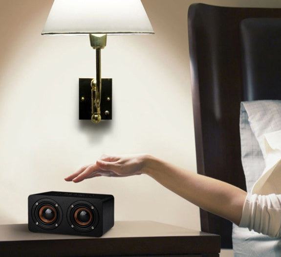 M5 Home Wooden Wireless Bluetooth Small Speaker Phone Computer Desktop Audio ShopWithASmile.com