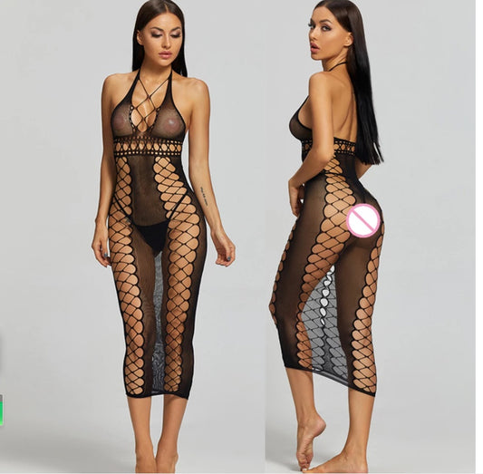 Sexy Lingerie Erotic Hot Women Bodystocking Bodysuits  Crotch Tights Transparent Body Stockings Sex Clothes Mesh Underwear ShopWithASmile7.com