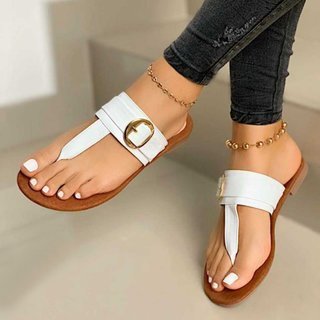 European And American Trendy Large Size Flat Sandals And Slippers