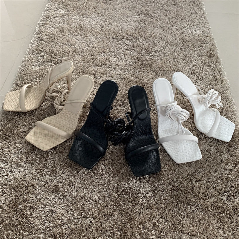Ankle Strap Toe Stiletto Fashion Sandals