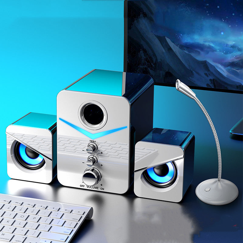 Compatible With , Computer Audio Home Desktop Notebook Universal Small Speaker ShopWithASmile7.com