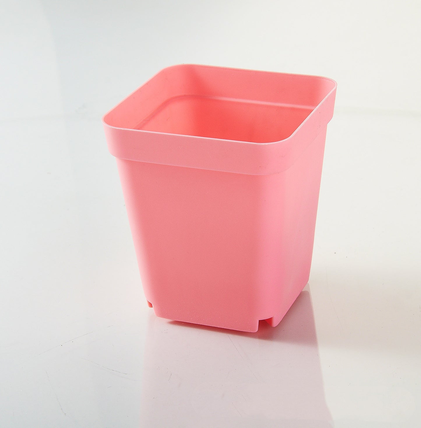 Plastic thick black square flower pot