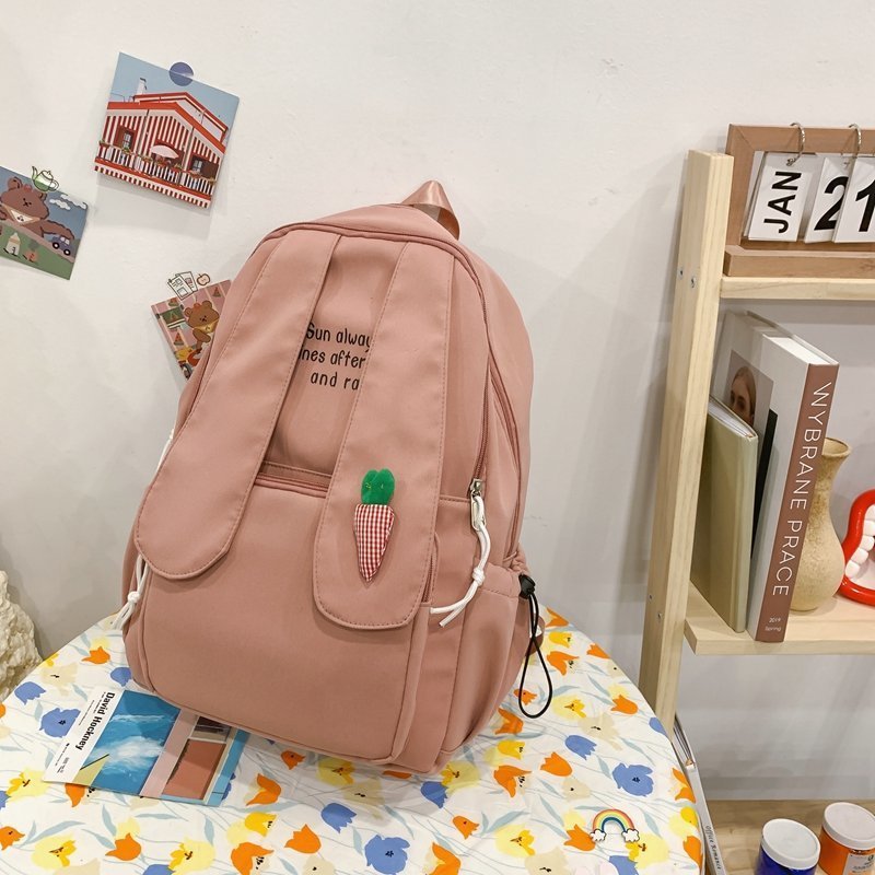 Girl Female Cartoon Anmie Bunny Ear Bagpack Women