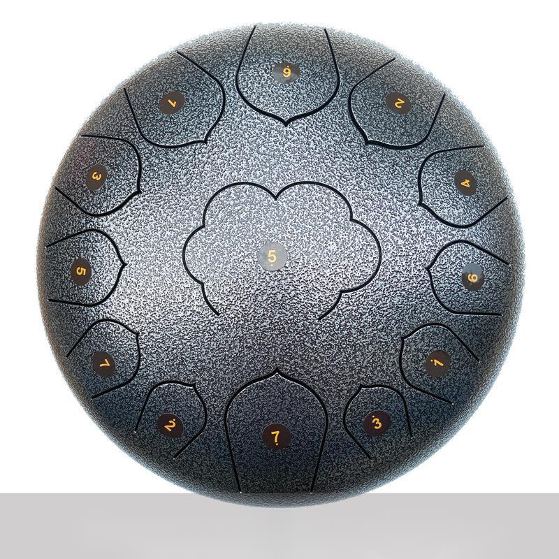 12-Inch 13-Tone Ethereal Drum – Handpan Musical Instrument in Multiple Colors