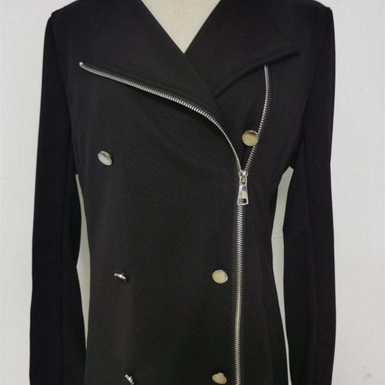 Women's Fashion Slim Fit Slimming Double Breasted Overcoat