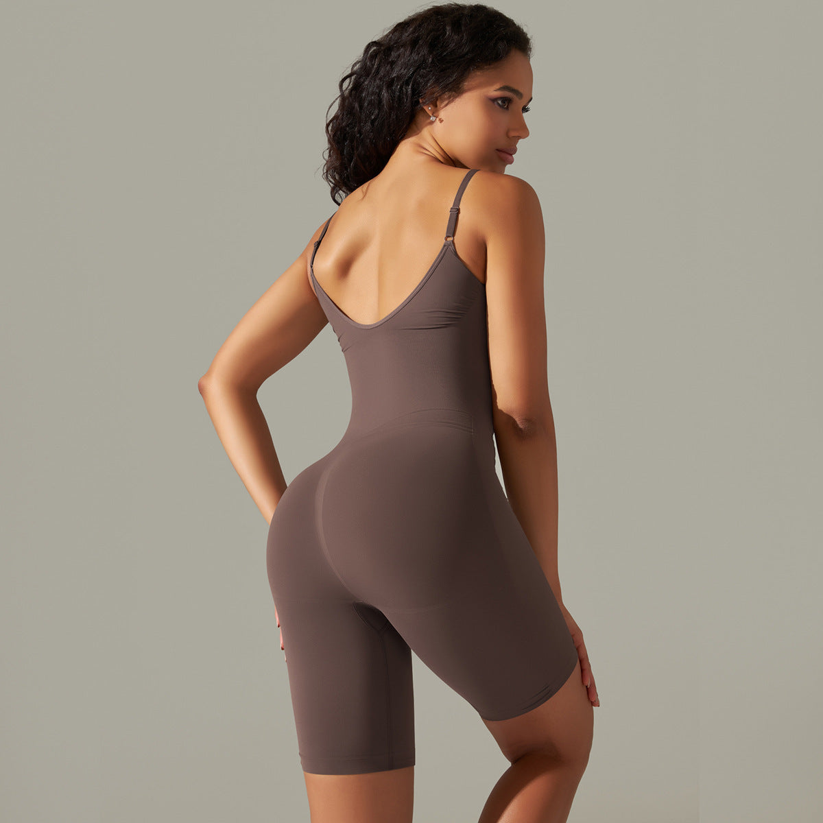 High Elastic Jumpsuit Shorts Sports Running Fitness Clothes Women ShopWithASmile7.com