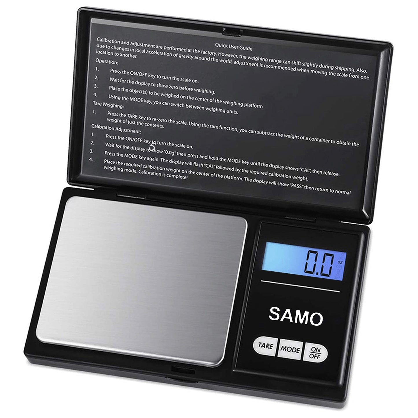 Digital Precision Scale 0.01g to 500g – Pocket Scale, Gold Scale, Jewelry Scale, Mail Scale