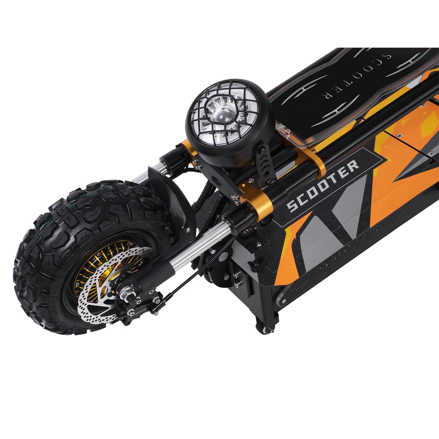 6000W Electric Scooter – 60V 40Ah Battery, 11” Off-Road Tires, 85KM Max Speed, Dual Drive, Foldable Design