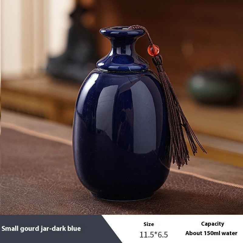 Ceramic Olive Jar Portable Sealed Cans Storage Tank
