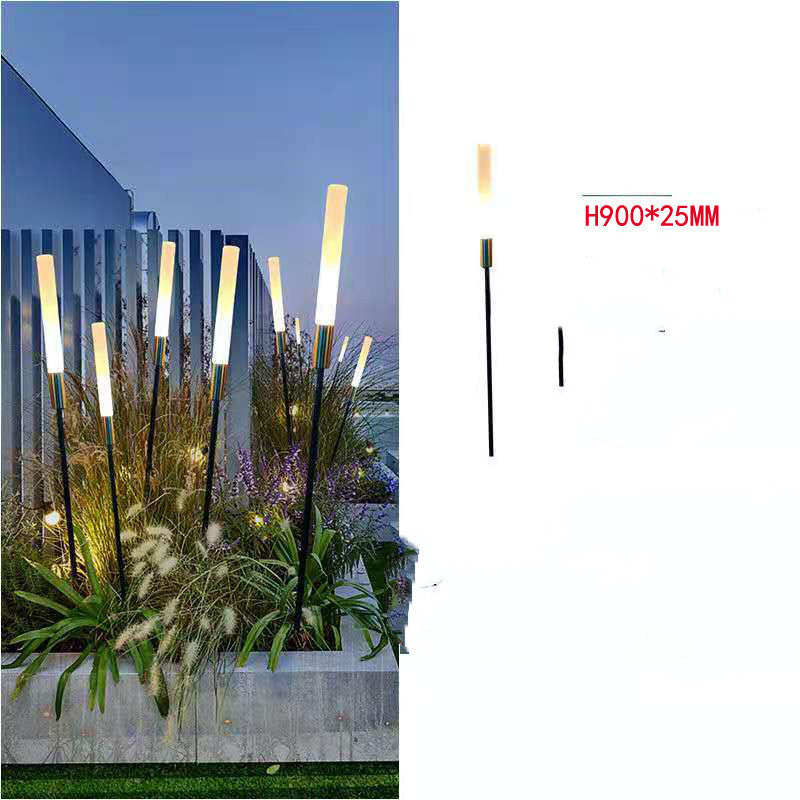 LED Luminous Reed Lamp Solar Outdoor Lawn