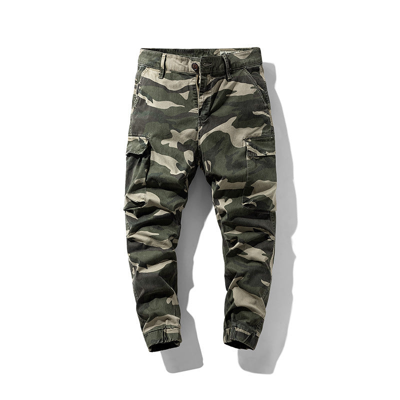 Trendy Versatile Camouflage Cargo Trousers ShopWithASmile.com